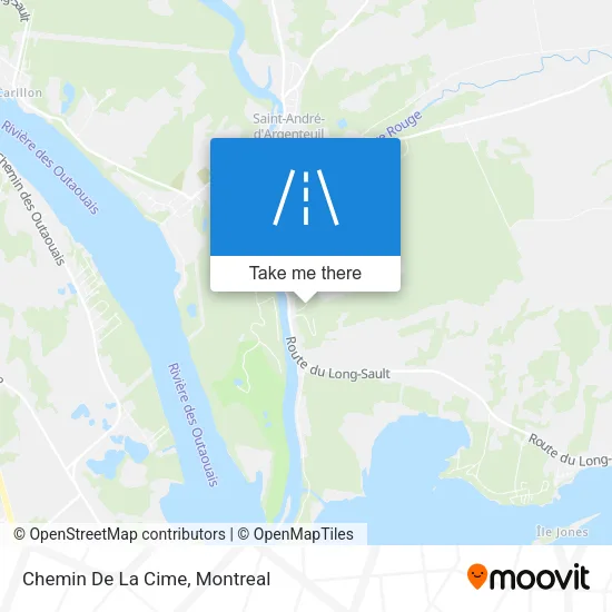 Chemin De La Cime map