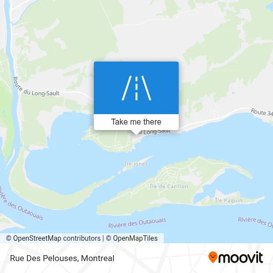 Rue Des Pelouses map