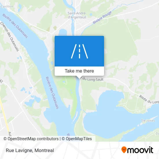 Rue Lavigne map