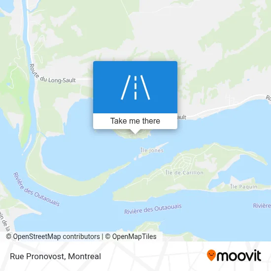 Rue Pronovost map