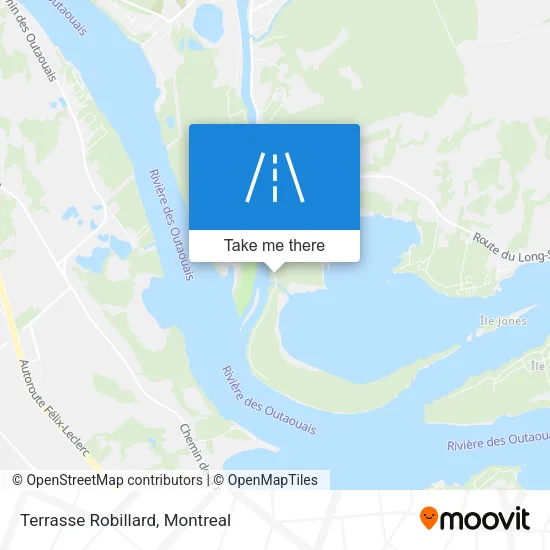 Terrasse Robillard map