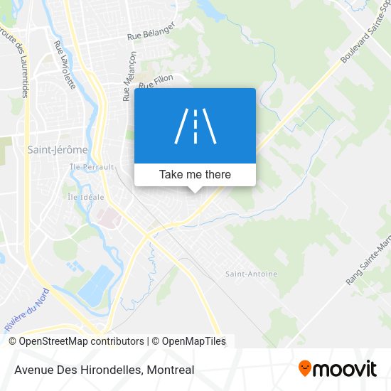 Avenue Des Hirondelles map