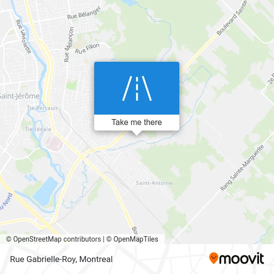 Rue Gabrielle-Roy map