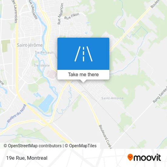 19e Rue map