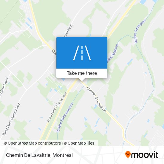 Chemin De Lavaltrie map