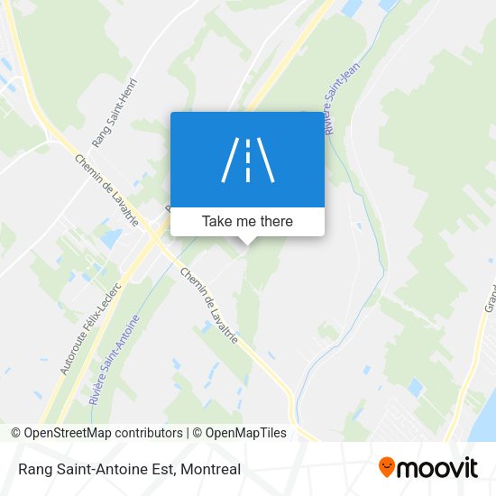 Rang Saint-Antoine Est map