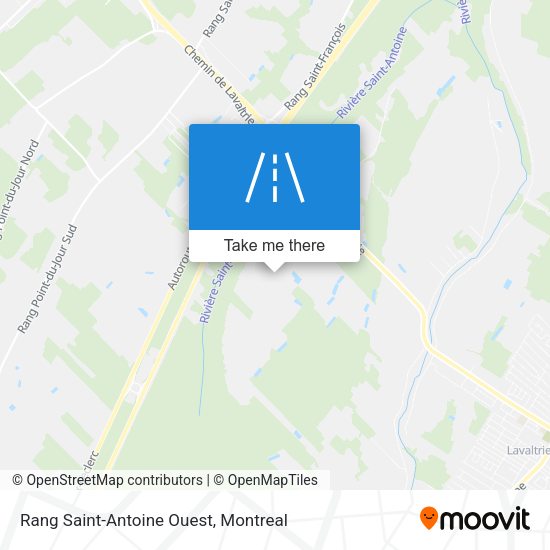 Rang Saint-Antoine Ouest map