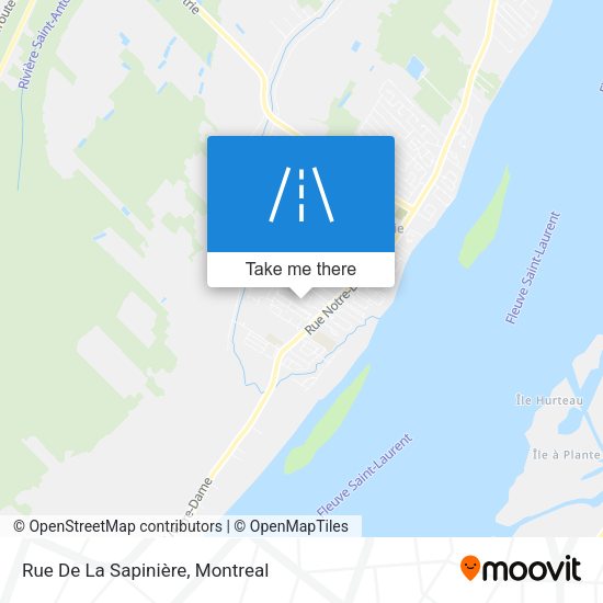 Rue De La Sapinière map