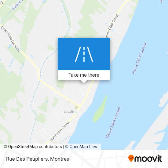 Rue Des Peupliers map