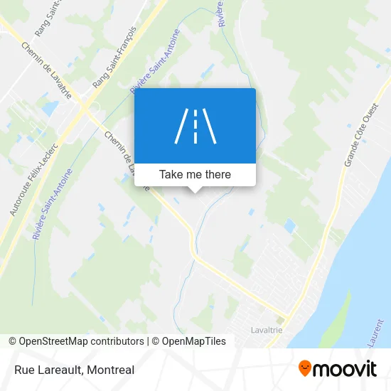 Rue Lareault map