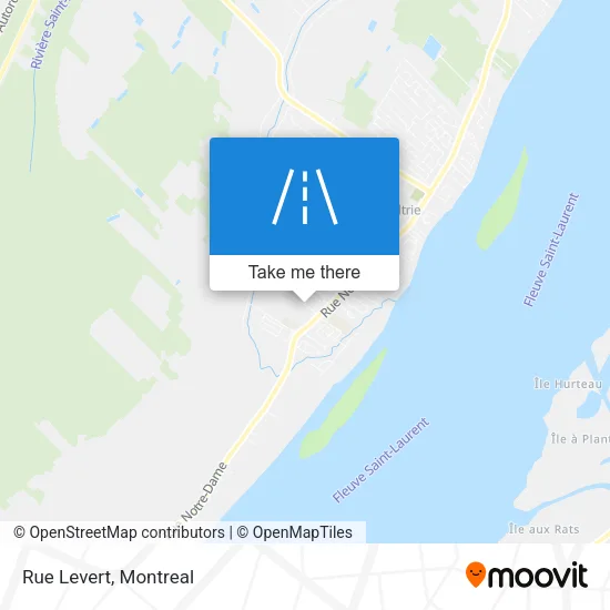 Rue Levert map
