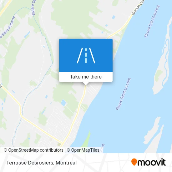 Terrasse Desrosiers map