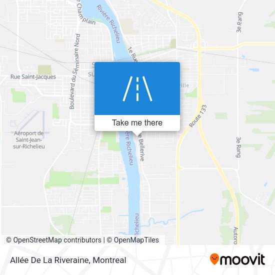 Allée De La Riveraine map