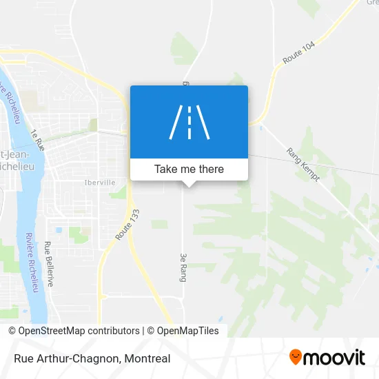 Rue Arthur-Chagnon map