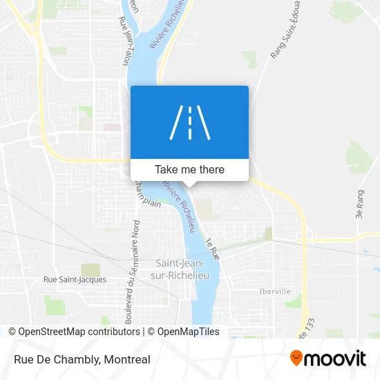 Rue De Chambly map
