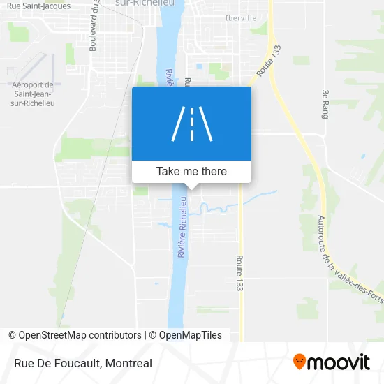 Rue De Foucault map