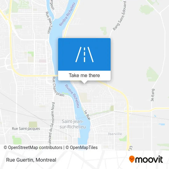 Rue Guertin map