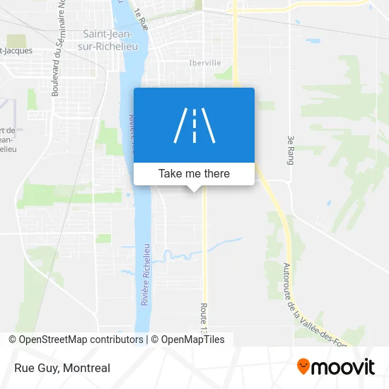 Rue Guy map