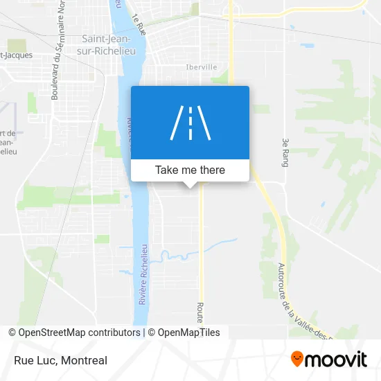 Rue Luc map