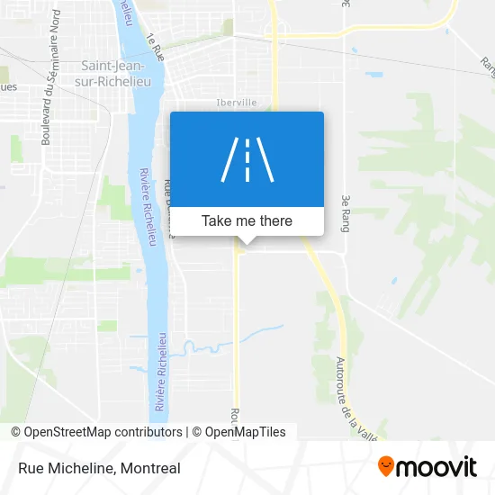 Rue Micheline map