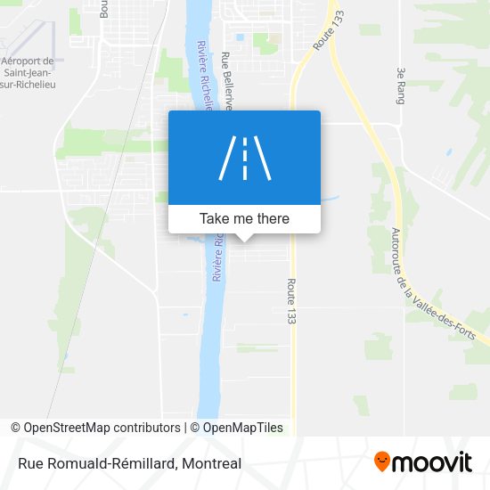 Rue Romuald-Rémillard map