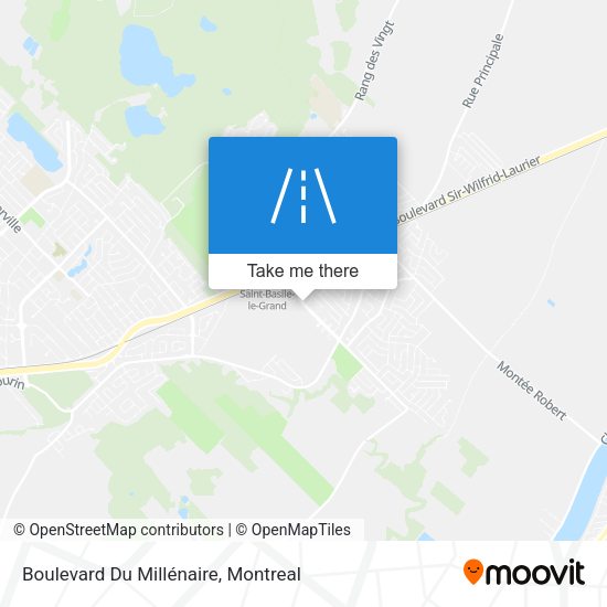 Boulevard Du Millénaire map