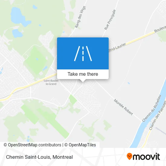 Chemin Saint-Louis map