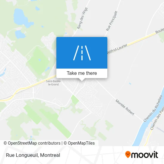Rue Longueuil map