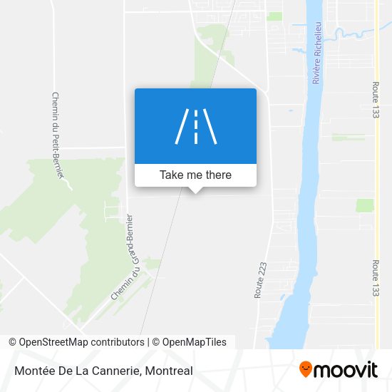 Montée De La Cannerie map