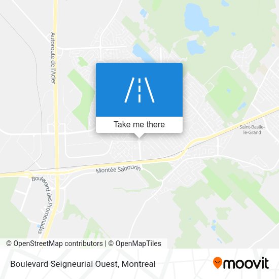 Boulevard Seigneurial Ouest map