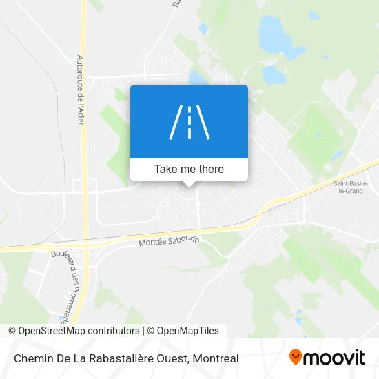 Chemin De La Rabastalière Ouest map