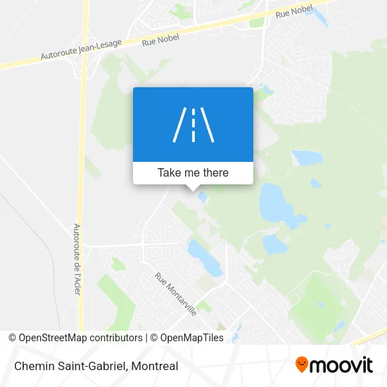 Chemin Saint-Gabriel map