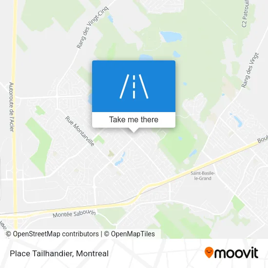 Place Tailhandier map