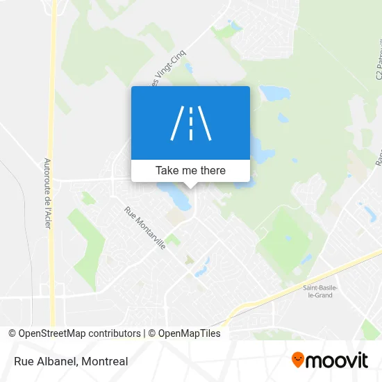 Rue Albanel map