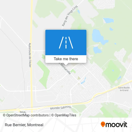 Rue Bernier map