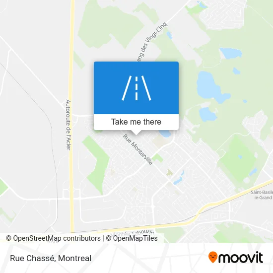 Rue Chassé map