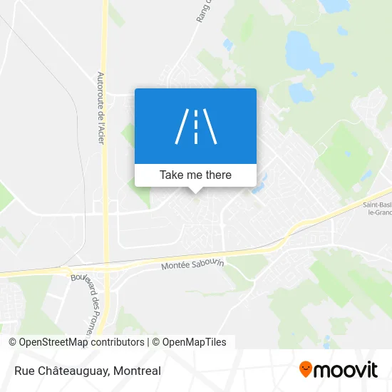 Rue Châteauguay map