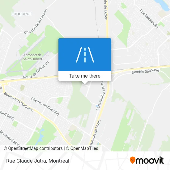 Rue Claude-Jutra map