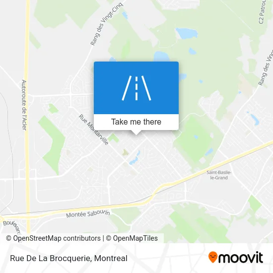 Rue De La Brocquerie map