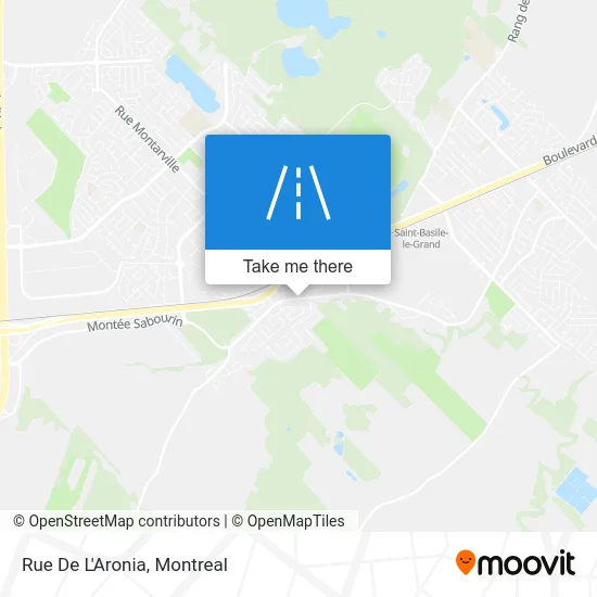 Rue De L'Aronia map
