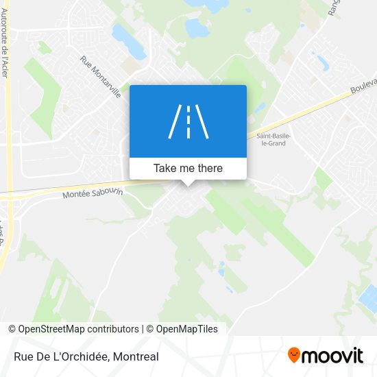 Rue De L'Orchidée map