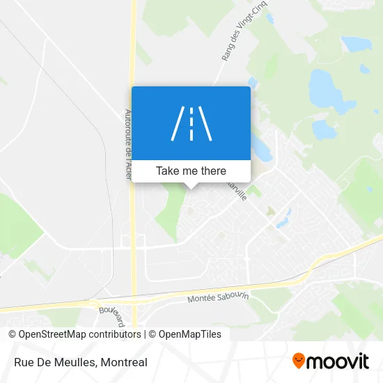 Rue De Meulles map