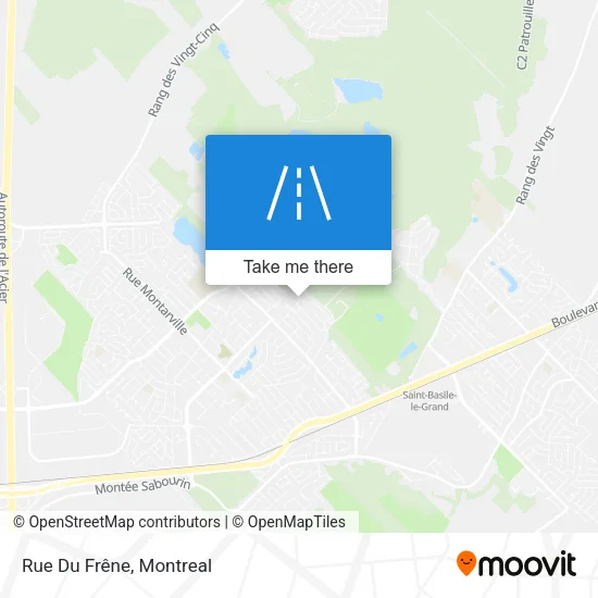 Rue Du Frêne map