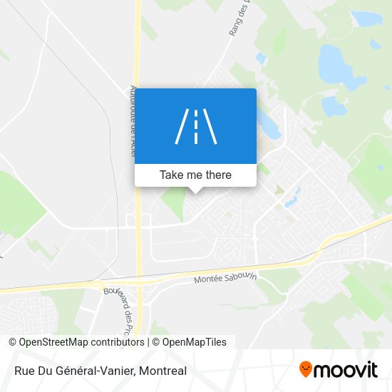 Rue Du Général-Vanier map