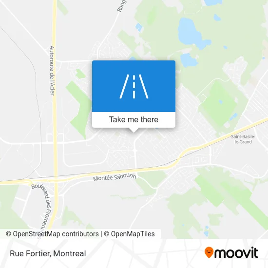 Rue Fortier map
