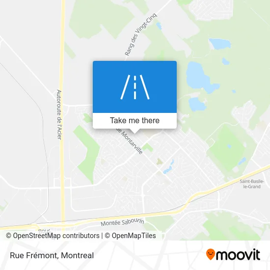 Rue Frémont map