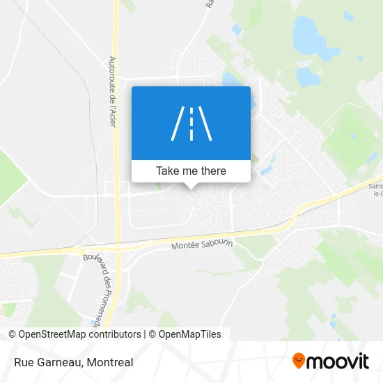 Rue Garneau map