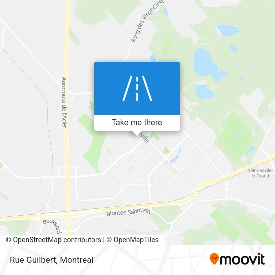Rue Guilbert map