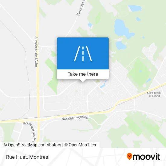 Rue Huet map