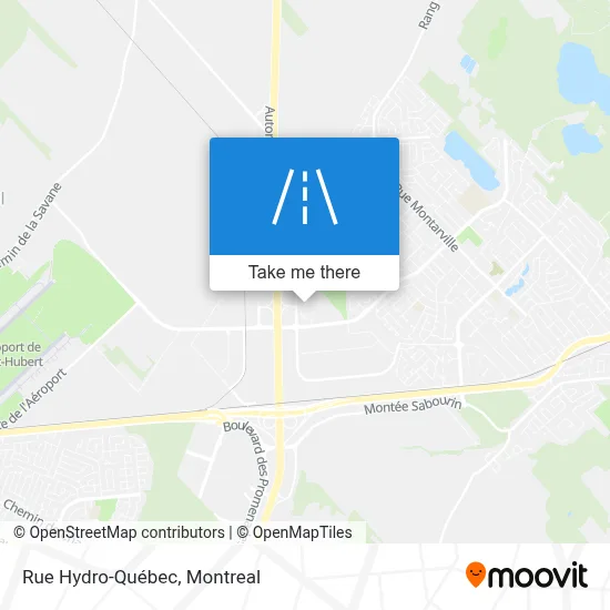 Rue Hydro-Québec map